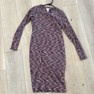 Luxe Essential denim maternity dress